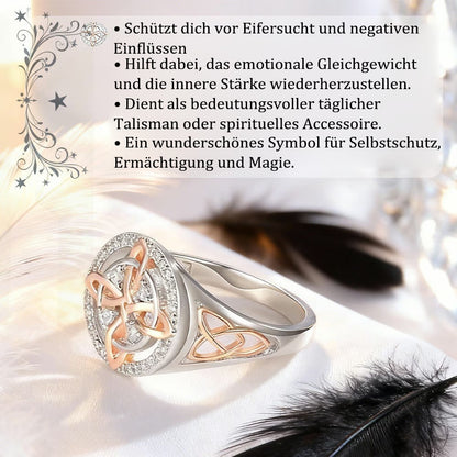 🔮💍 Handgefertigter Hexenknoten-Ring: Ewige Bindung & Schutz | Nachhaltiger Schmuck mit Bedeutung 💞✨ ✨ Liebevoll für Dich & Deine Liebsten – Ein zeitloses Symbol der Verbundenheit