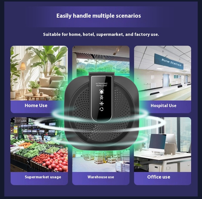 Ultraschall-Anti-Ruder-Abwehrmittel, leistungsstark – 360°-Intelligente Technologie für