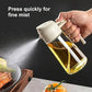 🍾🍾Unverzichtbar für jeden Haushalt✨💕2-in-1-Sprühflasche und Ölspender aus Glas