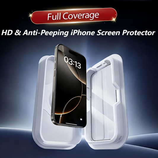 📱🔥kauf 1 bekomm 1 gratis✨ Vollflächiger HD- und Anti-Späh-Displayschutz für iPhone