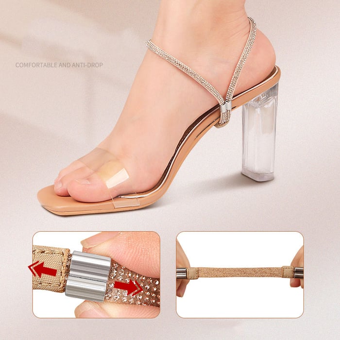 Strass-Befestigungsriemen für High Heels