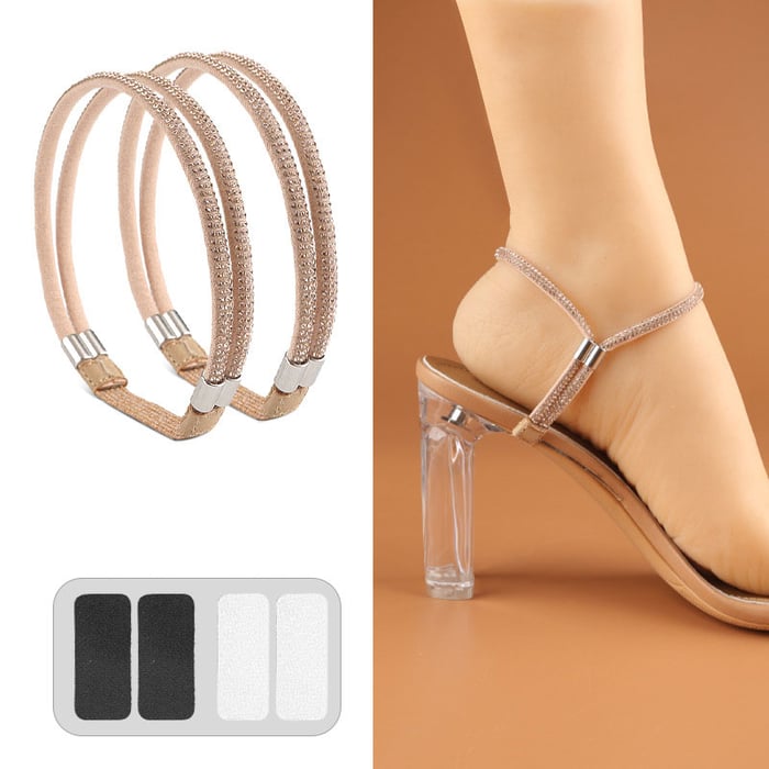Strass-Befestigungsriemen für High Heels