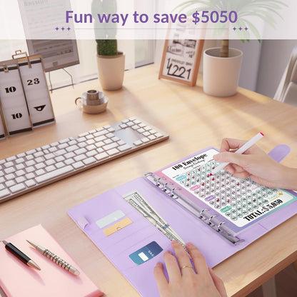 💸📖 Sparbuch für Wochenliche Spar-Challenge – Thematische Farben + Familienfreundlich + Spaß am Sparen! ✨