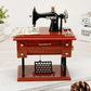 🎵 Mini-Nähmaschine aus Holz – Klassische Spieluhr mit zeitlosem Design🪡