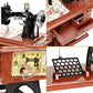 🎵 Mini-Nähmaschine aus Holz – Klassische Spieluhr mit zeitlosem Design🪡