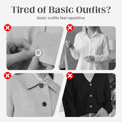 🌷60% RABATT✨Zweiteiliges Schmuckset: Manschettenknöpfe & Brosche mit Rhinestone-Blütendesign ✨🌷 Vielseitig tragbar – Für festliche Anlässe & elegante Alltagsakzente