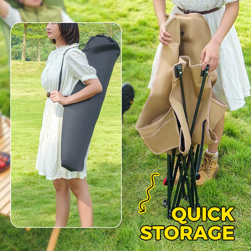 🪑 50% RABATT! 🌿 Tragbarer verstellbarer Klappstuhl für Außenbereich – Leicht, stabil & vielseitig – Ideal für Garten, Camping, Strand oder Terrasse – einfacher Transport und Aufbau 🏕️✨