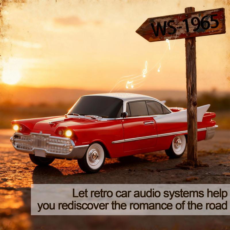 🚗📻Retro-Auto-Bluetooth-Lautsprecher mit FM-Radio