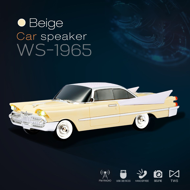 🚗📻Retro-Auto-Bluetooth-Lautsprecher mit FM-Radio