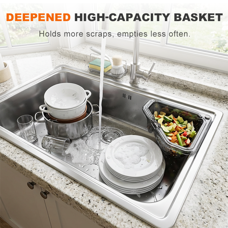 💧Dreieckiger magnetischer Abflusskorb🌟