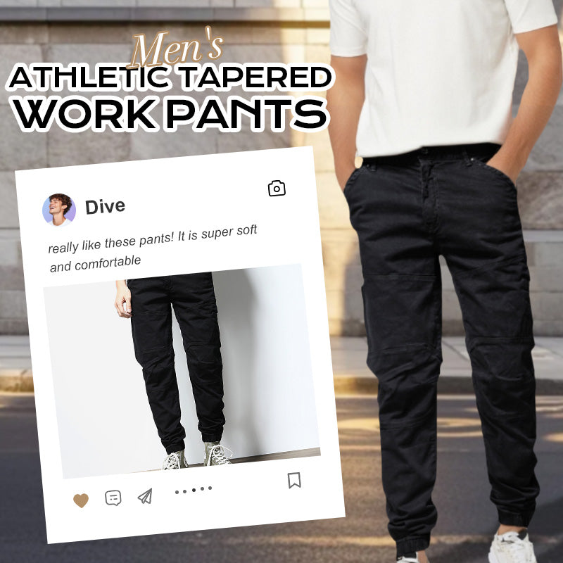 ⏳50 % OFF !!🔥Men's Athletic Tapered Work Pants