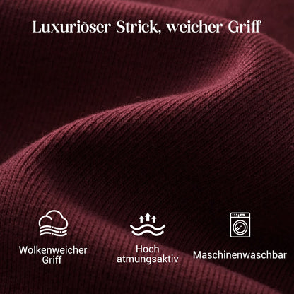 🧣Sweatshirt mit hohem Kragen und seitlichem Reißverschluss & Hose im Set