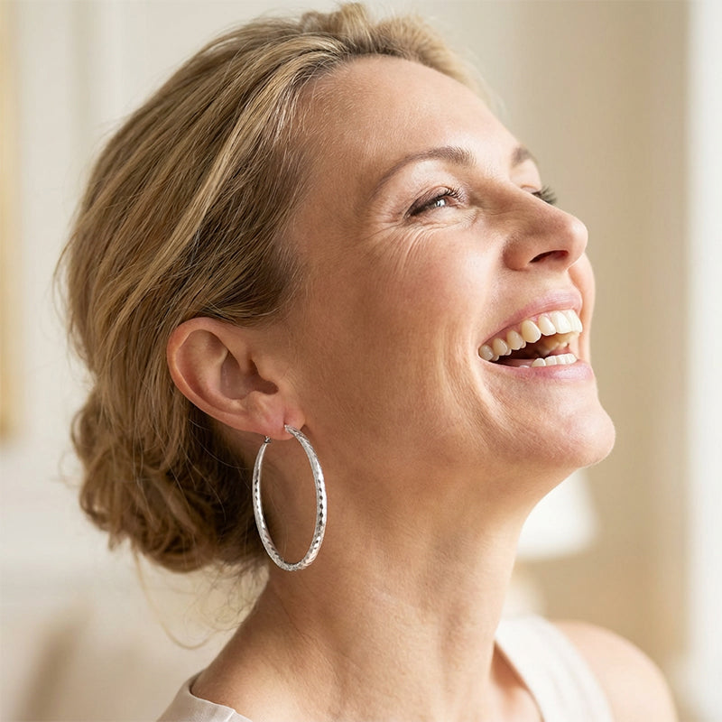 ✨️60% RABATT💎Diamantgeschliffene Creolen für Damen💖