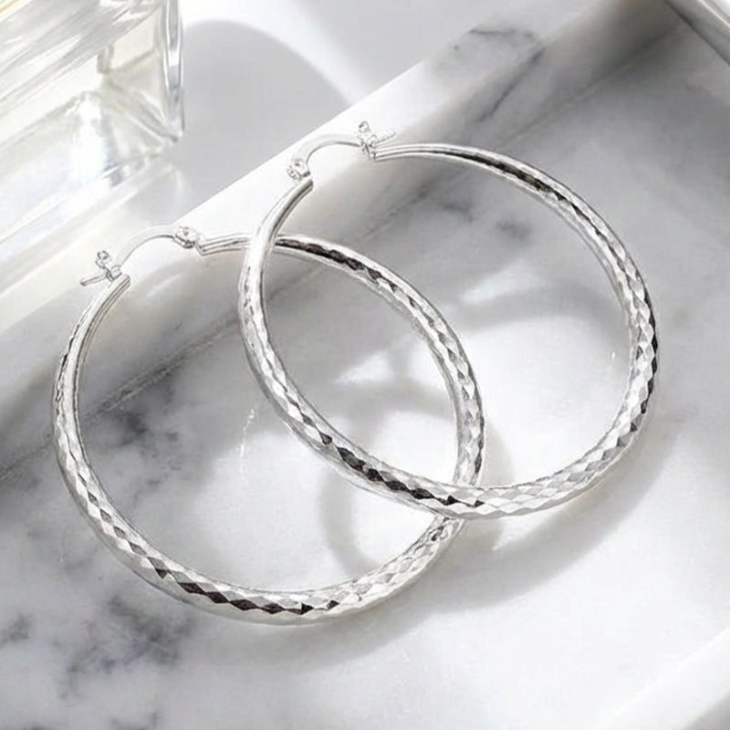 ✨️50% RABATT💎Diamantgeschliffene Creolen für Damen💖