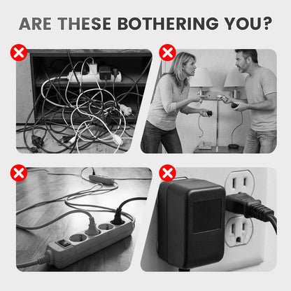 🔌 Intelligente Steckdosenleiste mit USB &amp; Nachtlicht – Vielseitig &amp; Sicher!