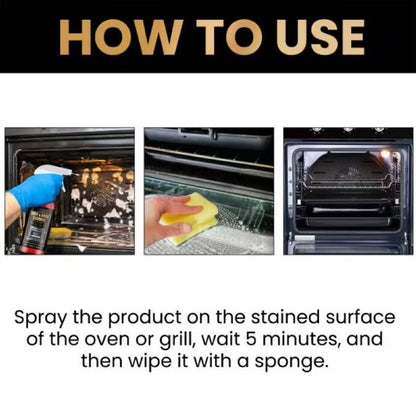 💦💦Ofen- & Grillreiniger in Sprühform – entfernt hartnäckige Fett- und Schmutzrückstände