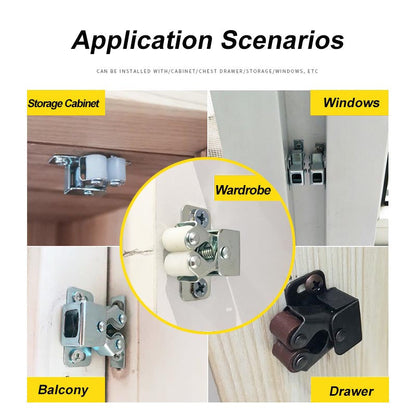 ⚡50 % RABATT !!🔥Klassischer Rollenschnäpper aus Edelstahl für Schranktüren