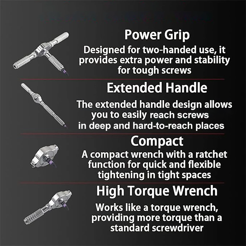 50 % RABATT🧰40-in-1 Magnetic Ratchet Screwdriver Set