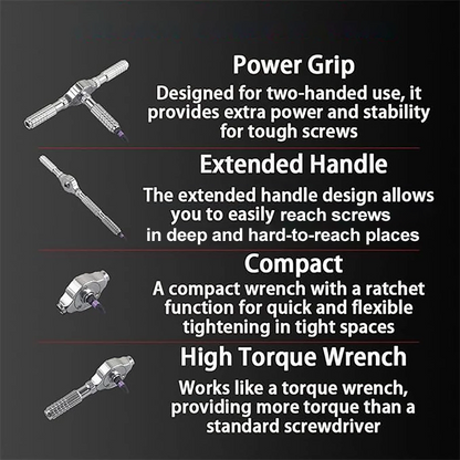 50 % RABATT🧰40-in-1 Magnetic Ratchet Screwdriver Set