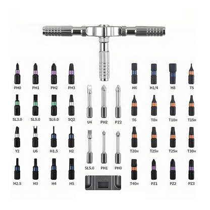50 % RABATT🧰40-in-1 Magnetic Ratchet Screwdriver Set
