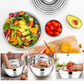 🛍️ 50% RABATT! 🥣 6-teiliges Edelstahl-Schüssel-Set mit Deckel – Spritzschutz, vielseitig & stapelbar – Ideal für Salat, Backen & Aufbewahrung ✨