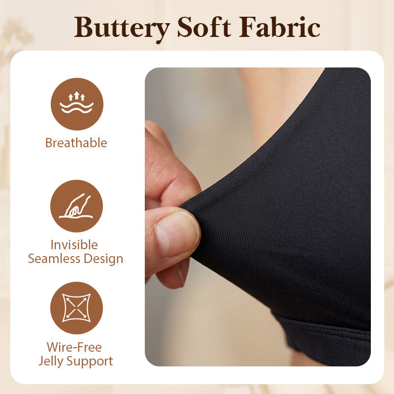 💜💜Damen Wireless Jelly Support Triangle-BH