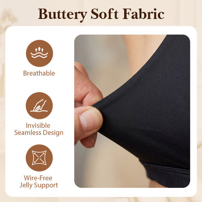 💜💜Damen Wireless Jelly Support Triangle-BH