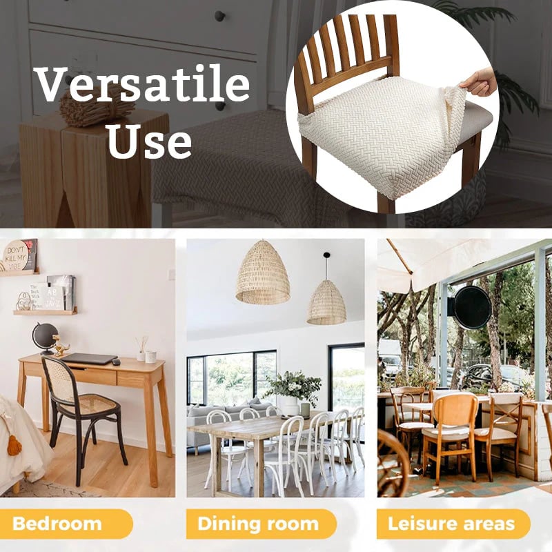 🏠🌿Wasserdichter gewebter Stuhlbezug