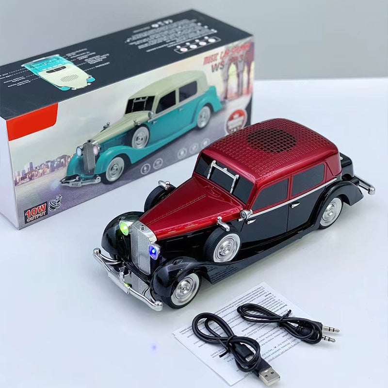 Vintage-Auto-Bluetooth-Lautsprecher mit Stereoklang