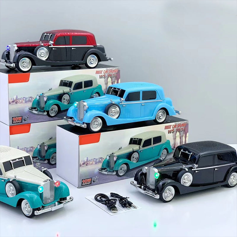 Vintage-Auto-Bluetooth-Lautsprecher mit Stereoklang