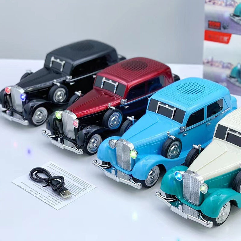 Vintage-Auto-Bluetooth-Lautsprecher mit Stereoklang