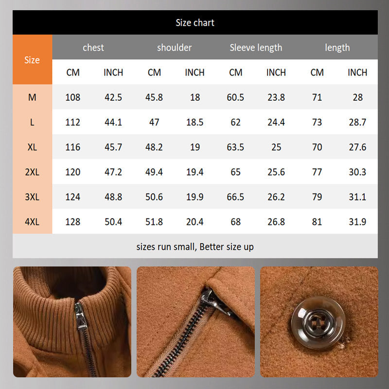 50 % RABATT🔥Business-Mantel aus Tweed für Männer