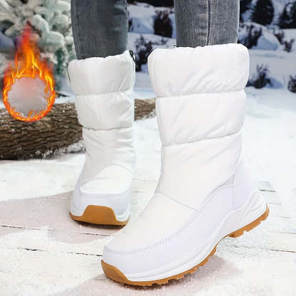 ❄️ Ultrawarme Damen-Schneestiefel mit Kunstfellfutter – Beine warm, Komfort pur im Schnee!