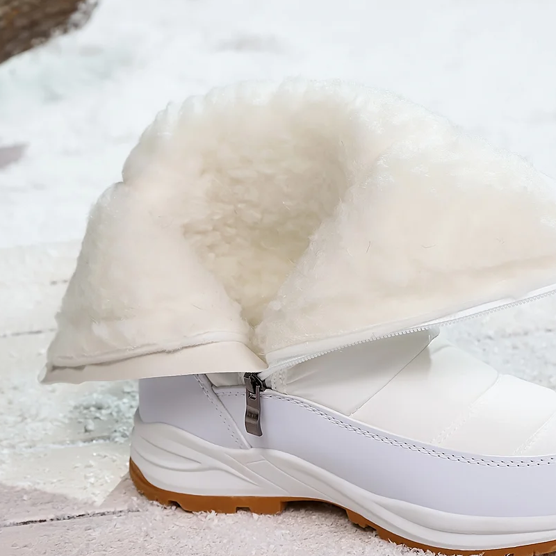 ❄️ Ultrawarme Damen-Schneestiefel mit Kunstfellfutter – Beine warm, Komfort pur im Schnee!