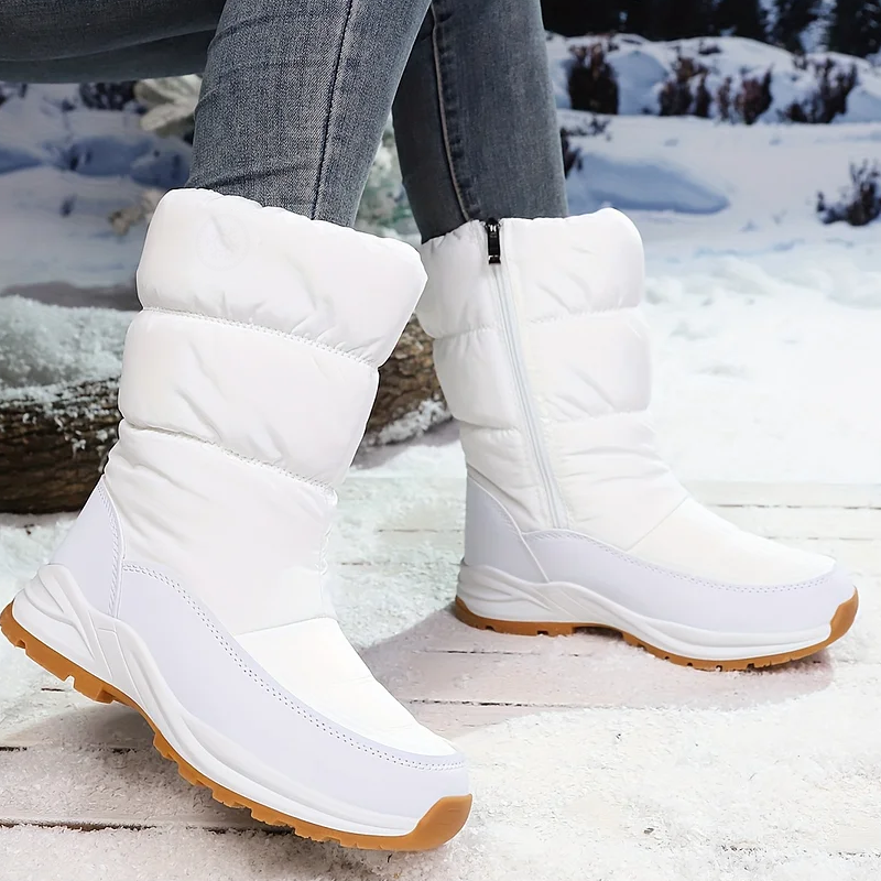 ❄️ Ultrawarme Damen-Schneestiefel mit Kunstfellfutter – Beine warm, Komfort pur im Schnee!
