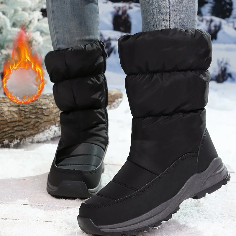 ❄️💖Extra warme, mit Kunstfell gefütterte Schneestiefel für Damen