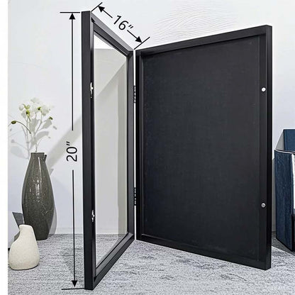 🖼️👕Holz-Ausstellungsrahmen für Jersey mit magnetischer Tür