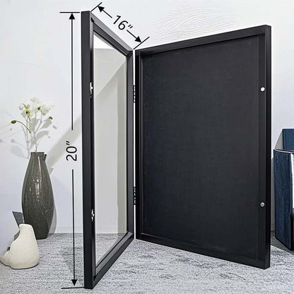 🖼️👕Holz-Ausstellungsrahmen für Jersey mit magnetischer Tür