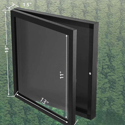 🖼️👕Holz-Ausstellungsrahmen für Jersey mit magnetischer Tür