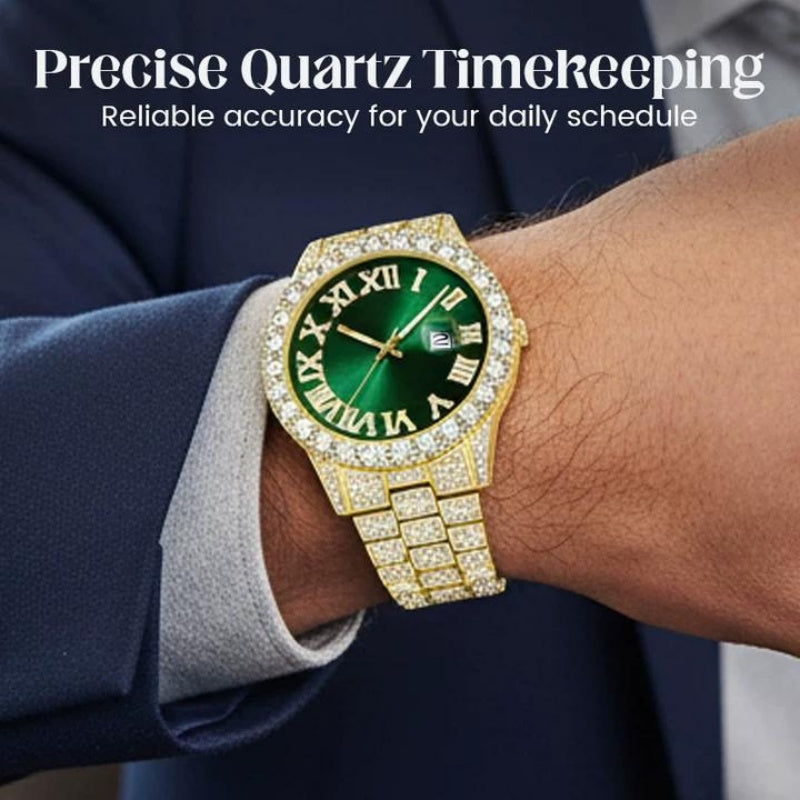 🏆✨Schneller Verkauf 60% Rabatt⌚Herrenmode-Strass-Quarzuhr