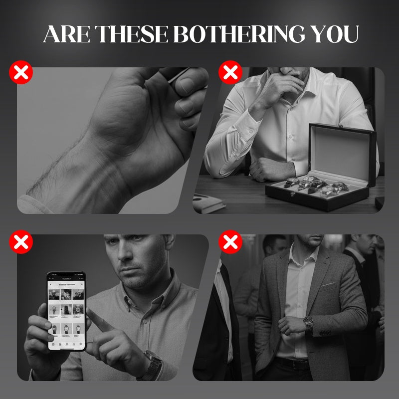 🏆✨Schneller Verkauf 60% Rabatt⌚Herrenmode-Strass-Quarzuhr