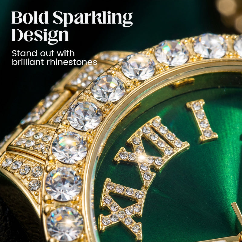 🏆✨Schneller Verkauf 60% Rabatt⌚Herrenmode-Strass-Quarzuhr