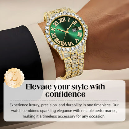 🏆✨Schneller Verkauf 60% Rabatt⌚Herrenmode-Strass-Quarzuhr