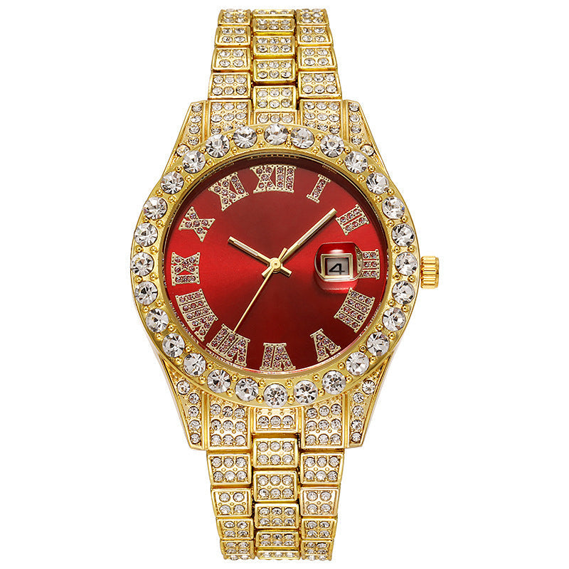 🏆✨Schneller Verkauf 60% Rabatt⌚Herrenmode-Strass-Quarzuhr