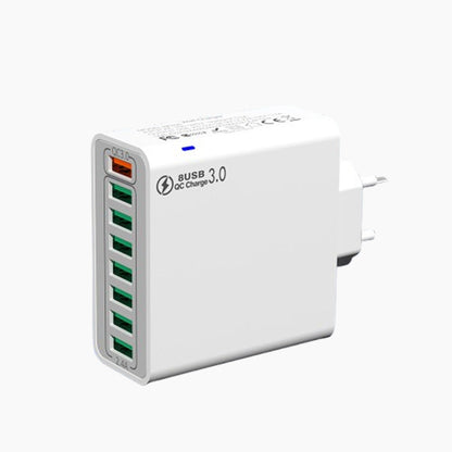 ⚡8-Port-USB-Schnellladeladegerät für Mobiltelefone