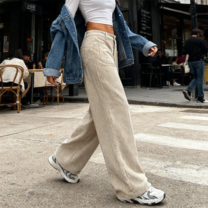 Damen-Freizeithose – Lockerer Schnitt und hoher Bund für maximalen Komfort und Stil 👖✨