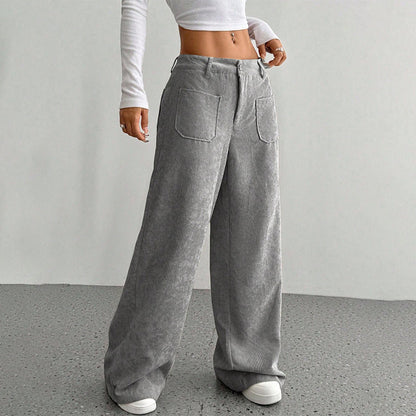 Damen-Freizeithose – Lockerer Schnitt und hoher Bund für maximalen Komfort und Stil 👖✨