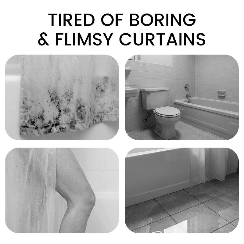 Lustiger Esel-Duschvorhang mit Haken