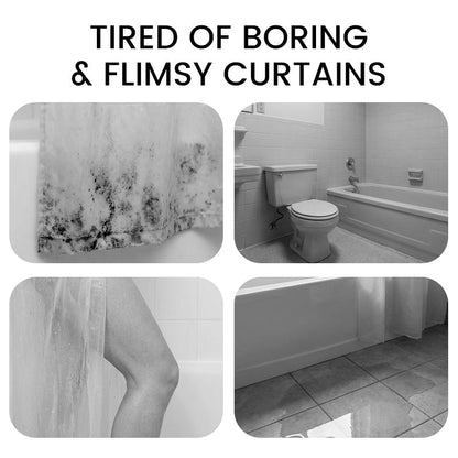 Lustiger Esel-Duschvorhang mit Haken