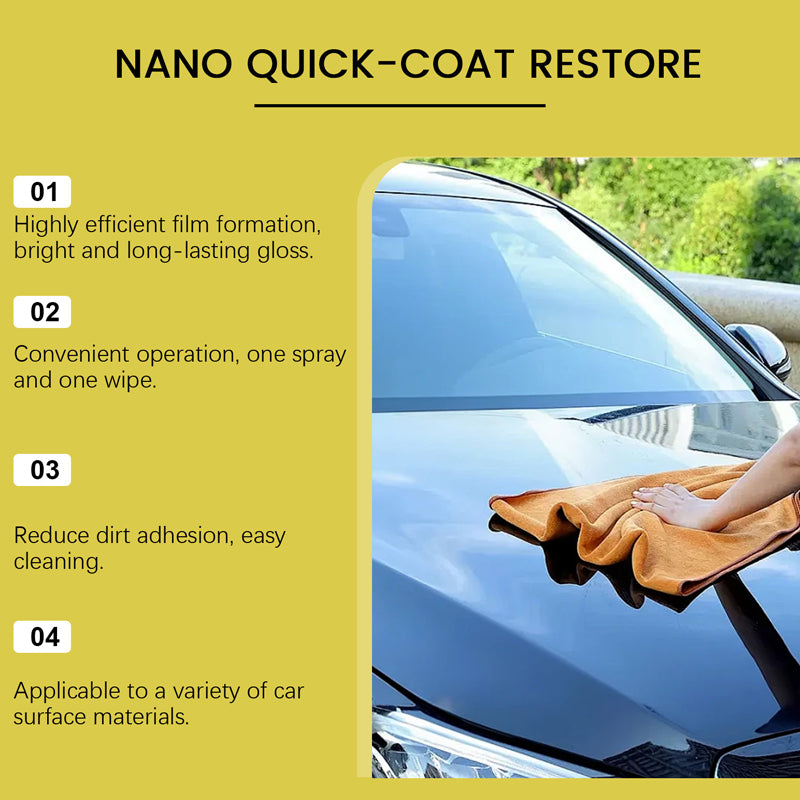 Car Nano Coating Spray - Quick Restore & Mirror Shine